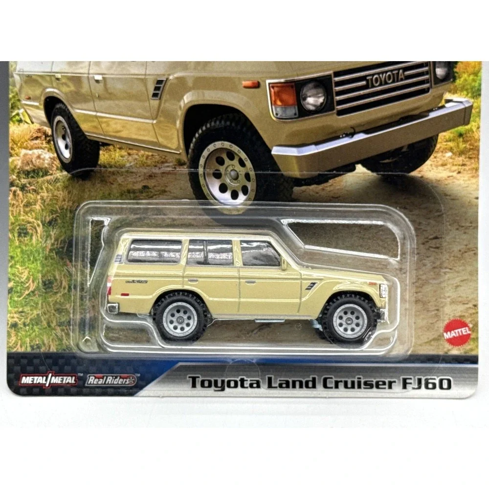 Hot Wheels Premium Fast Land Rover Defender Diecast Car Green Beige Metal Scale